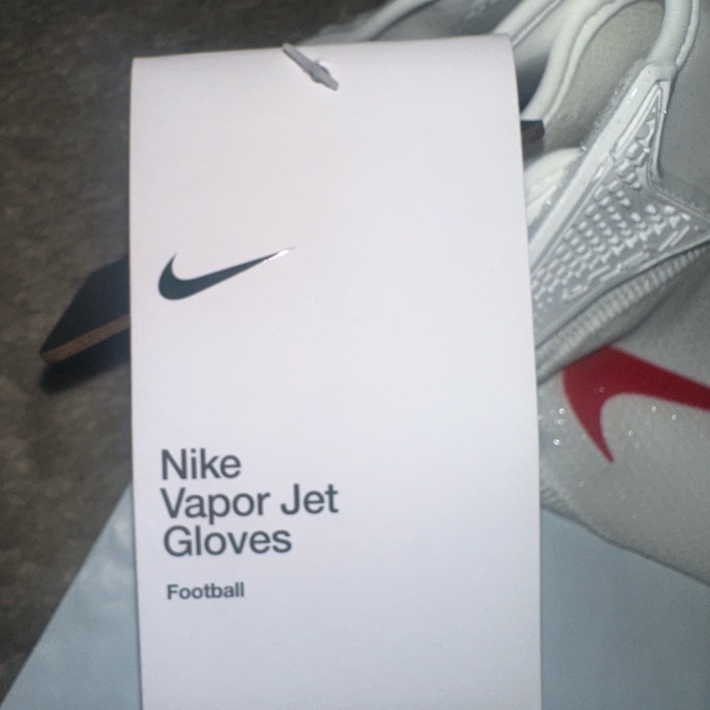 New NIKE VAPOR KNIT 4.0 NCAA OLE MISS RECEIVER FOOTBALL GLOVES Sz 3XL XXXL - Picture 4 of 5